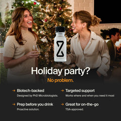 Back of ZBiotics holiday 3x3 gift pack