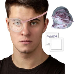 Transparent breathable eye shield design