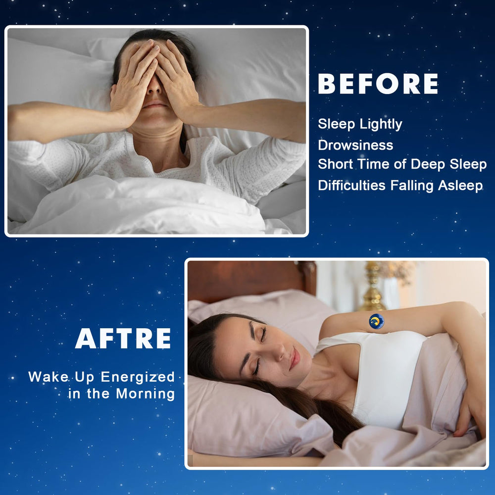 Patch placed on a pillow for bedtime use