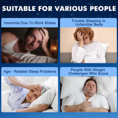 Patch adhered to the arm for nighttime wear