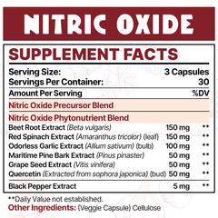 Zdoroviye Nitric Oxide capsules shown for easy daily dosing.
