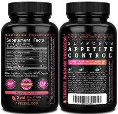 Zeal Naturals apple cider vinegar capsules closeup for easy daily use.