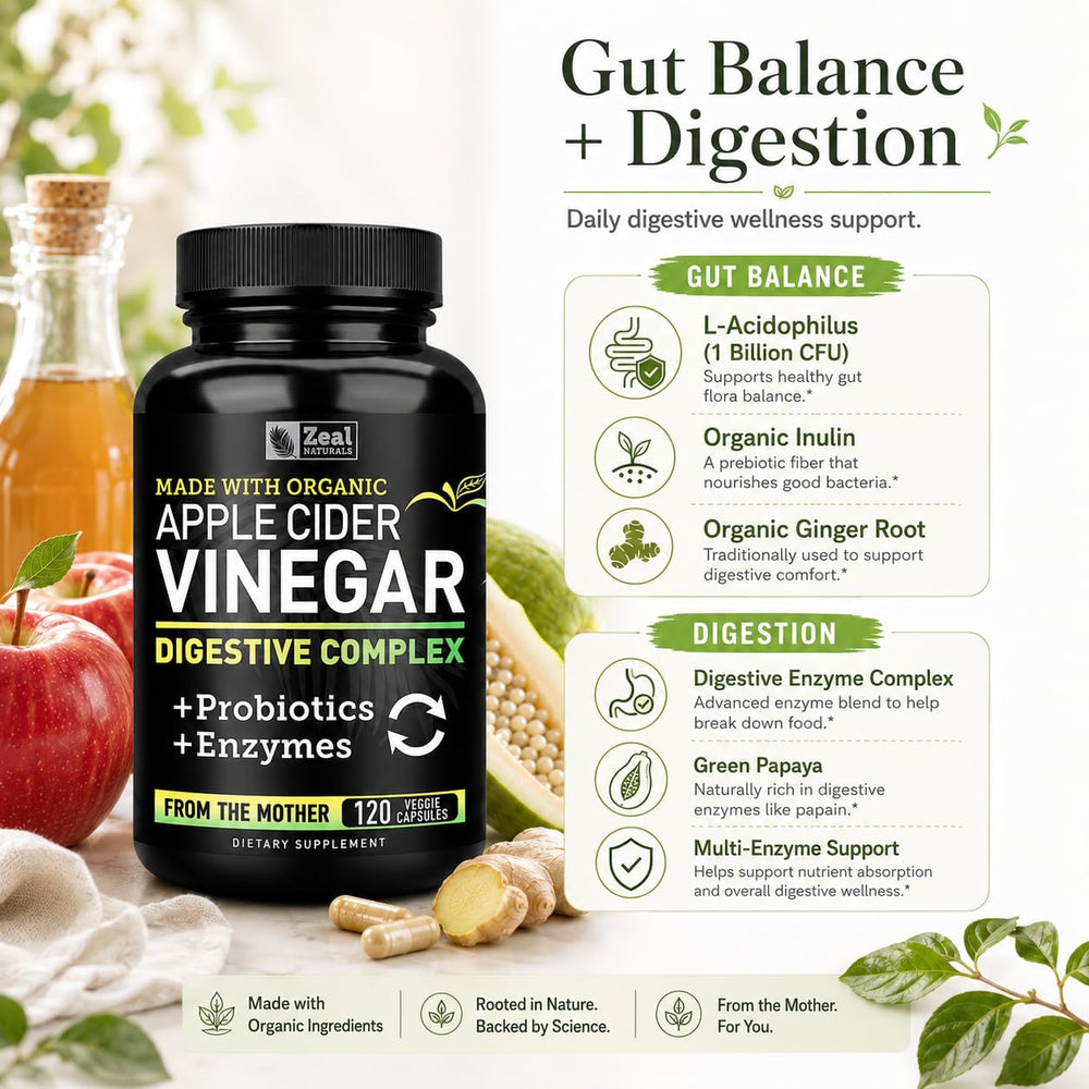 Zeal Naturals cayenne and ginger ingredients visual for natural support