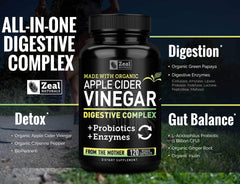 Zeal Naturals cayenne pepper ginger blend image highlighting digestive comfort.