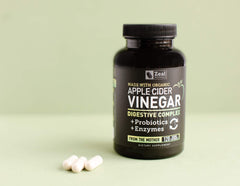 Zeal Naturals packaging label showing organic ingredients.