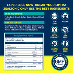 Gummies weighed on a kitchen scale showing serving size