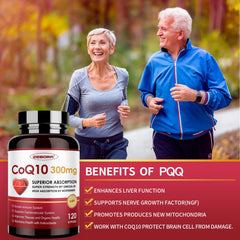 Illustration of CoQ10 supporting energy for statin users