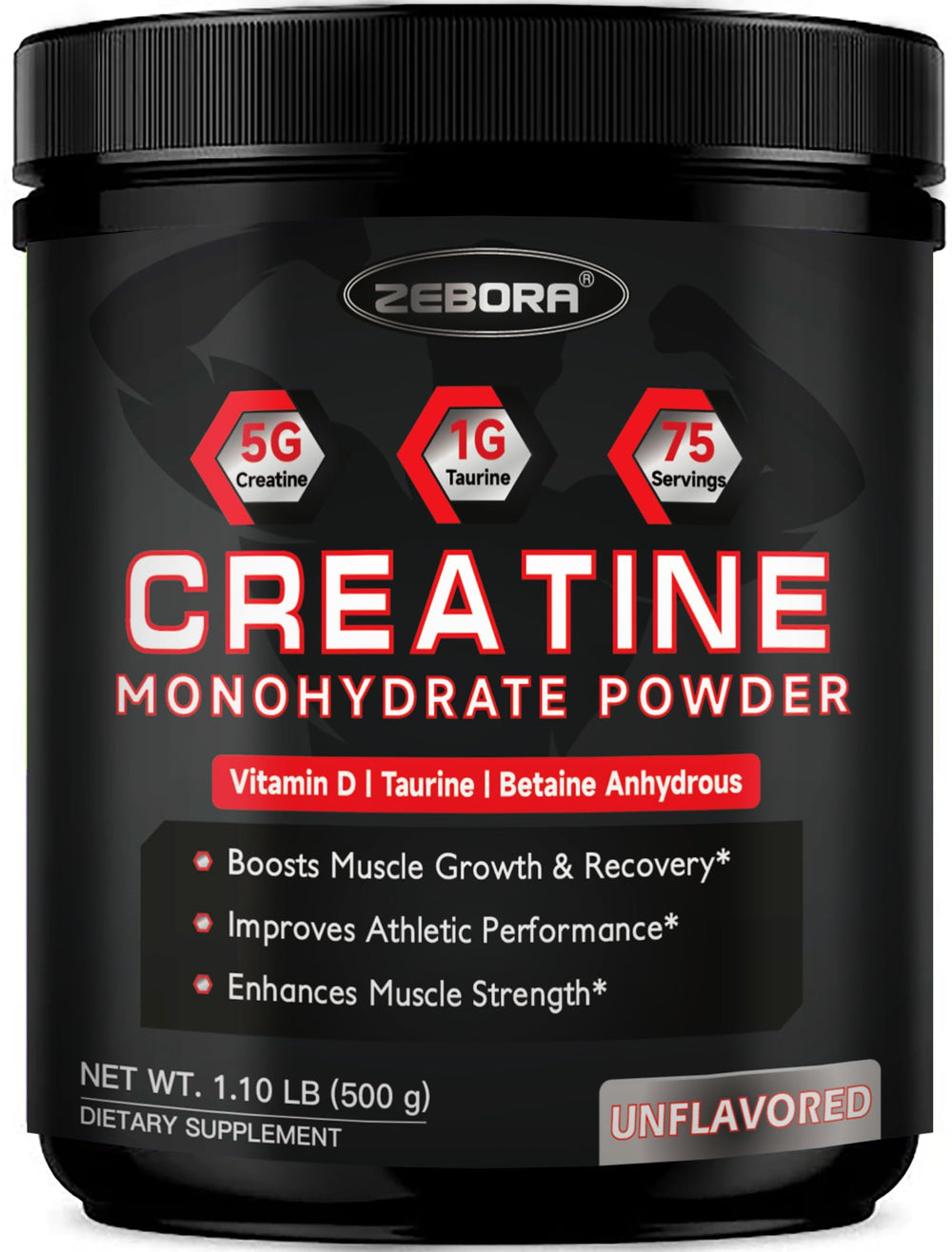Hero image of ZEBORA Micronized Creatine Monohydrate Powder