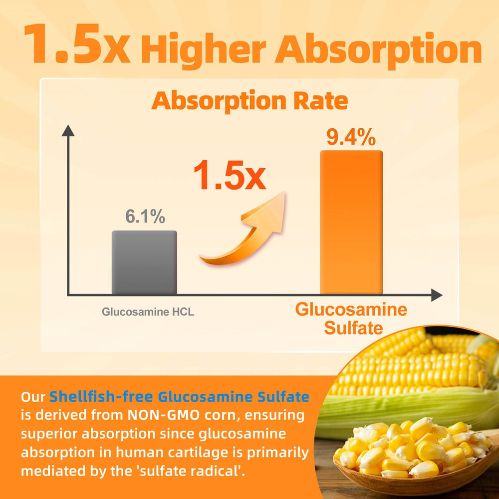 Shellfish-free Glucosamine Sulfate from non-GMO corn