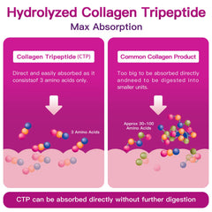 Unflavored collagen powder with scoop