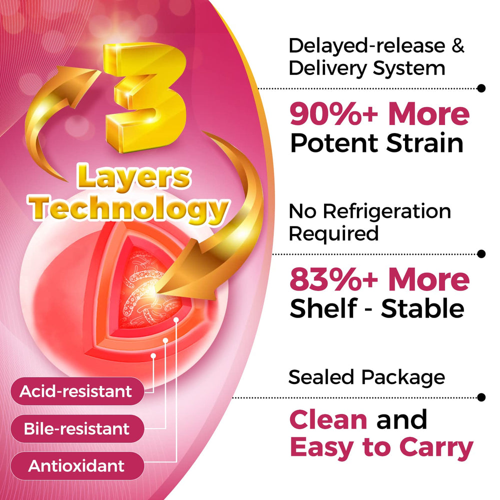 Close-up of 100 Billion CFU label and 19 strains