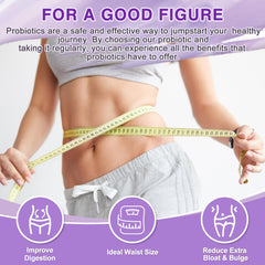 Concept image showing gut health, figure support, and immune function