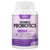 ZEBORA Probiotics for Women bottle with 180 veggie capsules