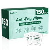 Box of Zeefpod anti-fog lens wipes with 150 count