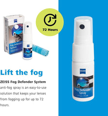 ZEISS Fog Defender System microfiber cloth included