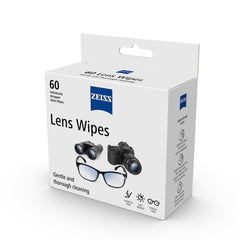 Wipes safe for anti-reflective coating on lenses