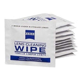 Zeiss pre-moistened lens wipes 12-count pack on white background