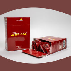 Infographic of Zelux key ingredients and benefits