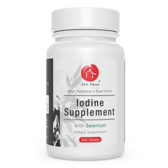 Zen Haus 12.5 mg iodine with selenium 200 tablets product image
