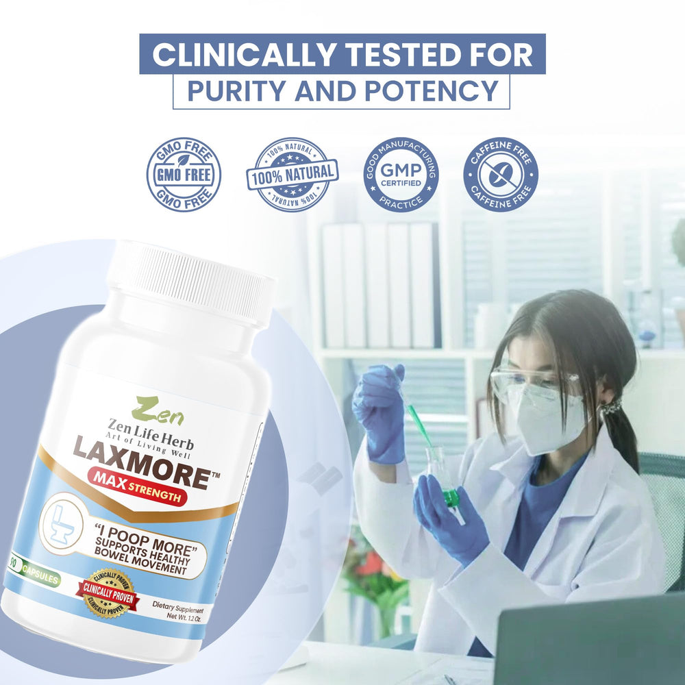 LAXMORE product shot with natural background