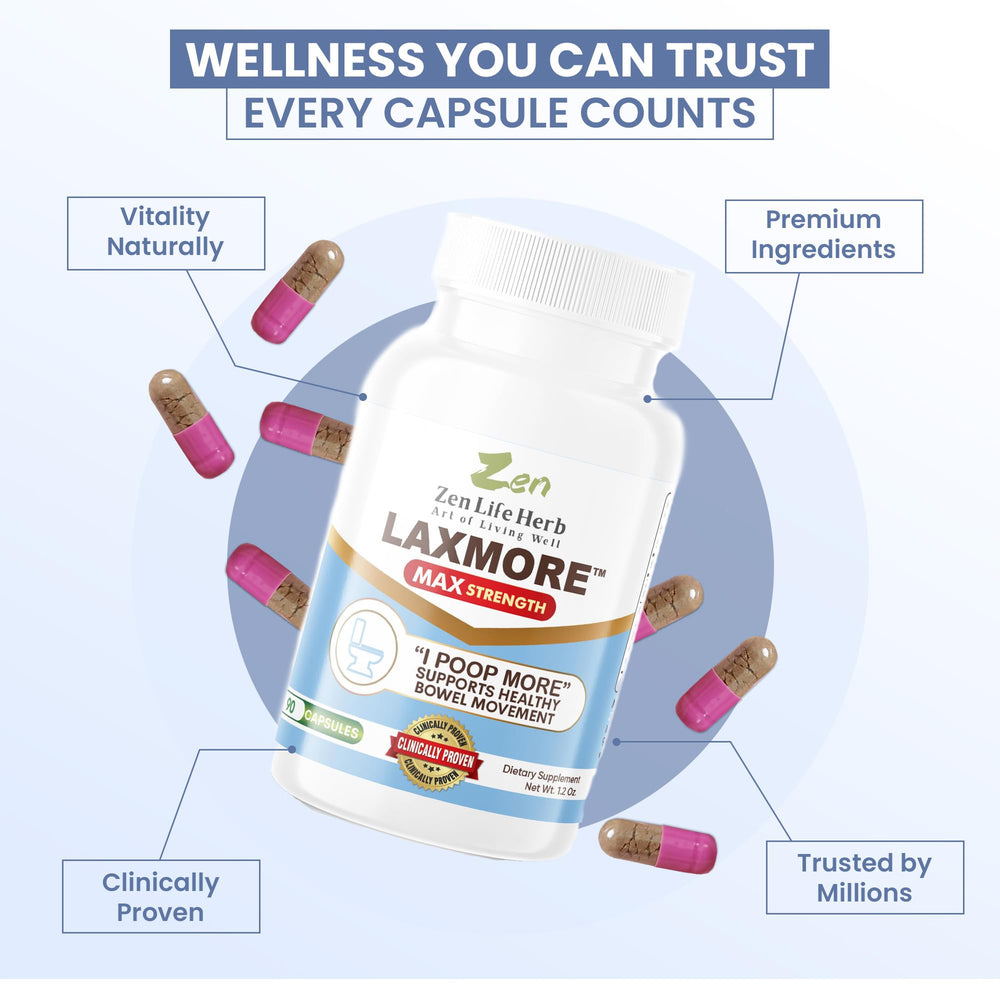 90 capsules per bottle display