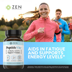 Capsules of PeptideVite containing probiotics for gut health