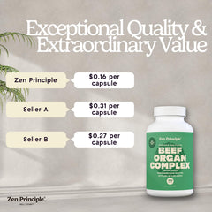 Pasture-raised New Zealand beef organs on pasture