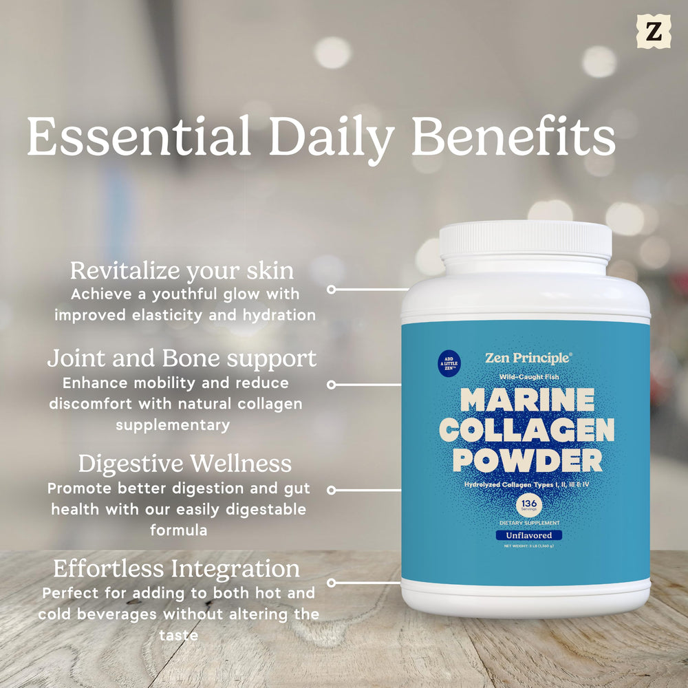 Sourcing: wild-caught fish used for Zen Principle Marine Collagen