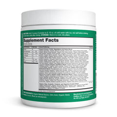 Greens from spirulina and chlorella