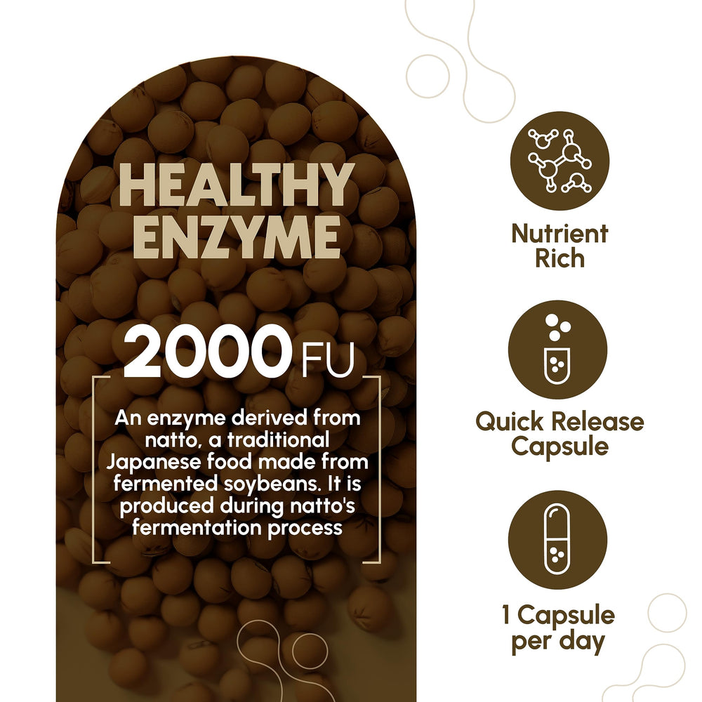 Zenavea Nattokinase capsule 100 mg, 2000 FU