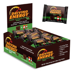 ZenEvo Driving Energy Bite Dark Chocolate Mint pack boosts focus during workouts