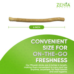 Miswak sticks for on-the-go dental hygiene