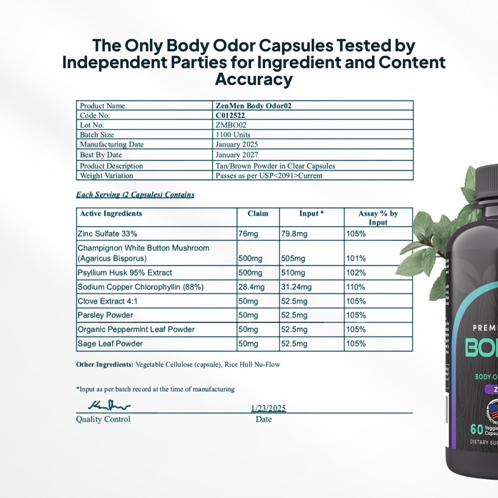 Active lifestyle with Zenmen Body Odor Pills