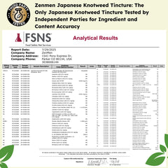 Zenmen Tick Immune Support bottle alongside Knotweed tincture