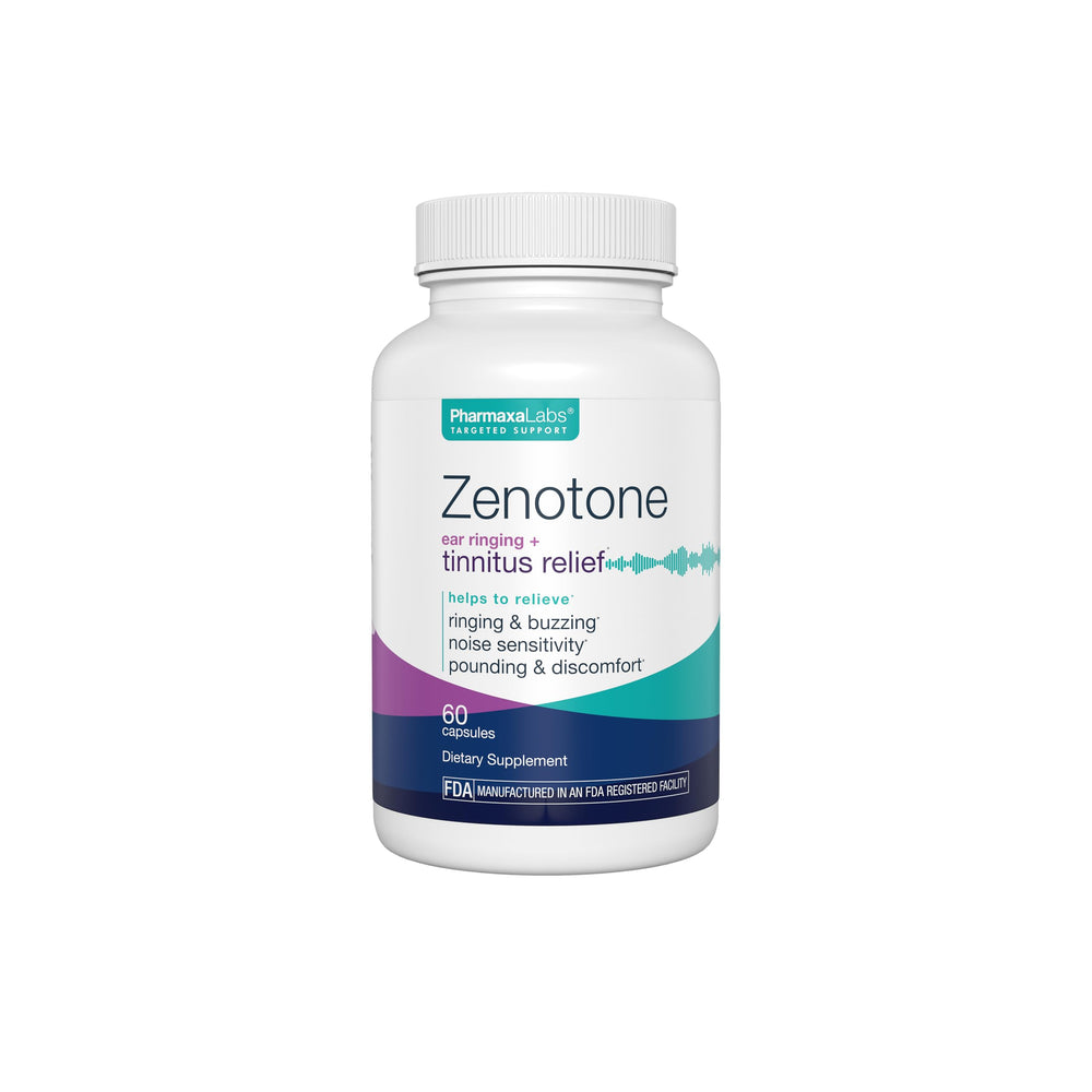 Zenotone bottle and product label