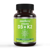 Zentastic Vitamin D3 K2 bottle front label