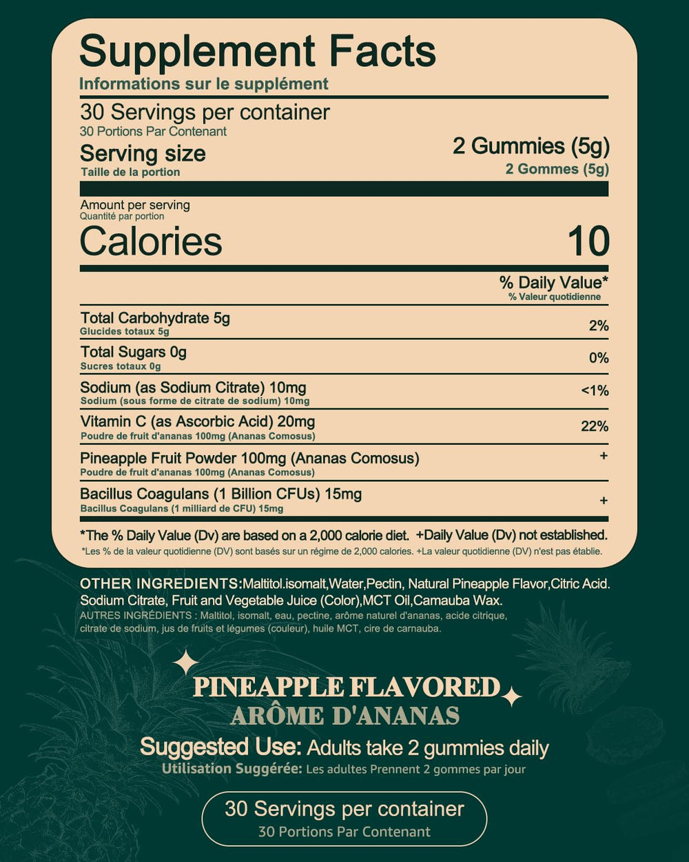 60-count bottle and packaging of Zenvorica Gummies