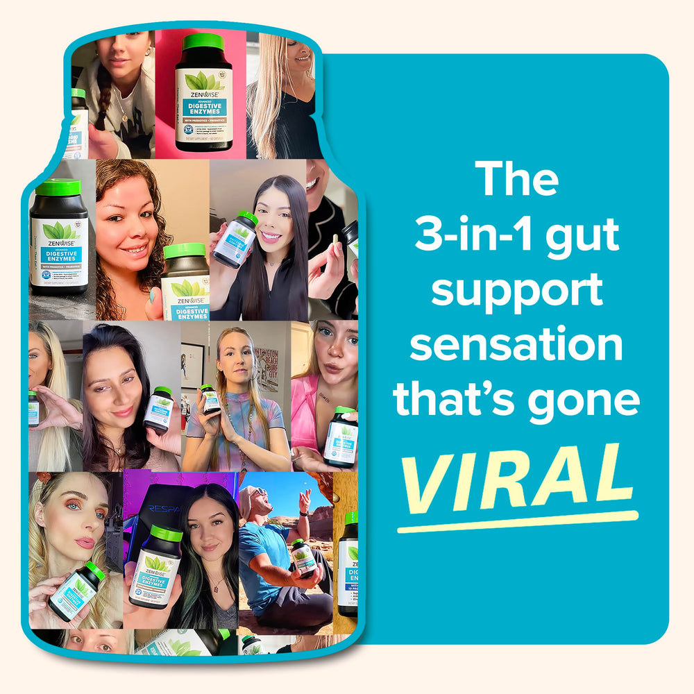 Back label with nutrition and usage information for Zenwise Digestive Enzyme Mints