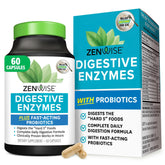 Bottle of Zenwise Digestive Enzymes supplement
