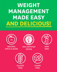 Nutrition label and 60-count bottle of Zenwise Green Tea Gummies