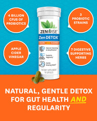 Zenwise Health herbal blend image highlights Senna and Psyllium for gentle constipation relief