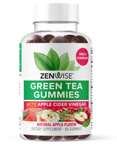 Zenwise Health Green Tea Gummies with Apple Cider Vinegar packshot for convenient appetite support