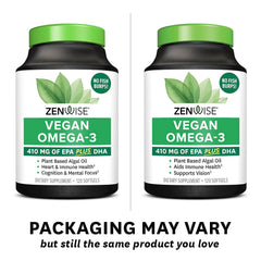 Fish-free burpless omega-3 capsules