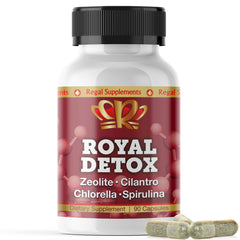 Zeo Health Royal Detox capsules for a gentle daily detox routine.