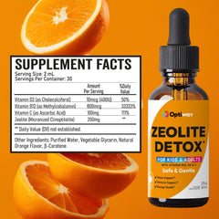 Product scene showing box and bottle with orange-tinted liquid