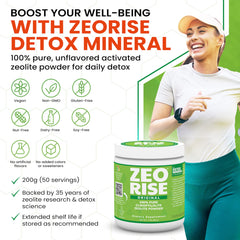 Powder stirred into a glass of water