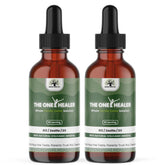 The One Healer Zeolite Detox Drops bottle displayed on a clean surface