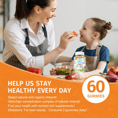 Zeolite Gummies Orange packaging and 2-pack box