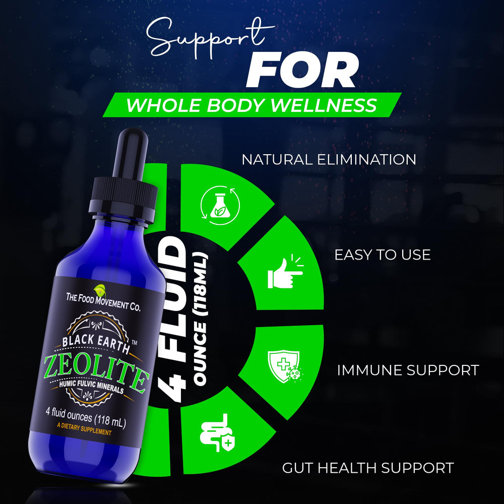 Immune support concept featuring zeolite supplement