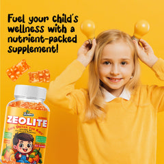 Non-GMO gluten-free vegan Zeolite Detox Gummies packaging